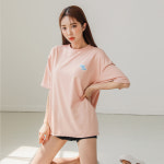 베라프 워티크 반팔 여자 루즈핏 래쉬가드 상의 M232 : 베라프