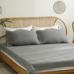 코튼렛 순면 60수 피그먼트 워싱 누비밴딩 베개커버 40x60 : 코튼렛