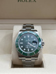 [미사용품][하이시간 한국시계거래소] 롤렉스 서브마리너 40-116610LV 그린 바+도트 오이스터 : 하이시간 명품시계거래소