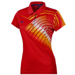 비트로 여성용 기능성 스포츠 카라 반팔 티셔츠 PT21563 RD : 활발스포츠