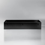 스테인리스 스텐 벽걸이 세면대 메탈 블랙 G9801 : NUOVO