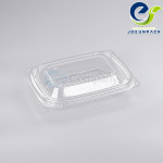 투명 반찬 포장용기 BK D-001(흑색)500개세트 : 조은팩