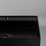 스테인리스 스텐 벽걸이 세면대 메탈 블랙 G9801 : NUOVO