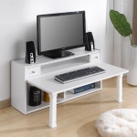 원룸 학생 좌식 컴퓨터책상 접이식 접히는 호텔 침대 폴딩테이블 병원 : 스마일카트