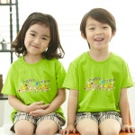아트티셔츠반팔-해피프렌즈 / 제이디 여름성경학교 수련회 교회 어린이집 단체티 : 위드지저스