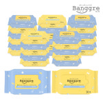 휴대용물티슈 20매 30팩 아기 방그레 베이직 : 방그레 물티슈