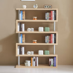 온가구 디자인 5단 책장 4색상 학생서재인테리어 : 온가구
