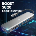 [실리콘파워] 부스트 SU20 7in1 C타입 USB멀티허브 맥북허브 : 프린테크스토어