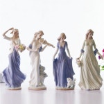 인테리어 도자기 조각상 카페 미니 결혼축하 개업선물 엔틱 재물 북유럽 석고상 빈티지 레트로 : 캠핑상자