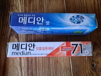 추억의 수집품 소품 아모레 메디안 미개봉 치약 2종 2점 일괄 (사용불가 수집품) : 덕후상회