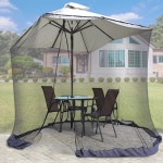 모기장 야외 대형 파라솔 테라스 캠핑 펜션 편의점 방충망 카페 그늘막 : 라이스토어