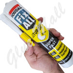 SUDAL Fix ALL Crystal Silicone Sealant 강력접착탄성실리콘 픽스올 크리스탈 실리콘 (고투명) 용량:290ml : 글루몰