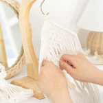 민화 마크라메 물방울 행잉 바스켓 diy 벽걸이 화분 감성소품 만들기 월데코 : 문구티쳐