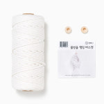 민화 마크라메 물방울 행잉 바스켓 diy 벽걸이 화분 감성소품 만들기 월데코 : 문구티쳐