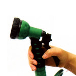 코일호스 물분사기 7.5M 워터건 스프레이건 베란다 청소 세차 급수 정원 마당 : 쇼피디아