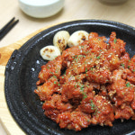 적당한 살집과 맛있게 매콤한/간장양념 오돌갈비 오돌이 350g : 마장동닷컴