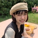 [VY] 여자 러블리 데일리 봄여름 빵모자 헌팅캡 : 주식회사 브이와이