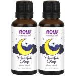 2개세트 나우푸드 에센셜 아로마 오일 피스풀 슬립 블렌드 30ml NOW Essential Oils : 시카고팩토리