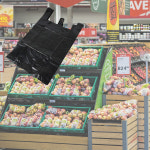 비닐봉투 검정 봉지 4호 33x55 100매 마트 시장 쇼핑 포장 무지 손잡이 슈퍼 : 쇼피디아