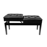 피아노의자 2인용 보조의자 피아노 학원 높낮이 키보드의자 전자피아노 전실목 모자 : 마켓스테이션