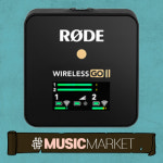 로데 RODE WIRELESS GO 2 와이어리스고 무선 카메라 캠코더 용 마이크 1채널 : 뮤직마켓