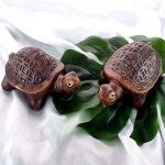 생기 도자기 거북이 2set 풍수 인테리어 돌거북 장식품 가게 식당 카페 개업 선물 세트 : 친집선