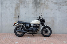 트라이엄프 본네빌 t100, t120  숏 시시바 : 핸드개러지