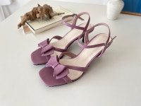 신상 특가 리본 포인트 하이힐 (4컬러) : 미니멀슈즈