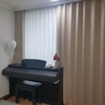 함안 메트로자이 아파트, 화이트 & 베이지 커튼은 감성스러워~ : 데코인 홈