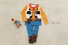 토이스토리 우디 옷 유아 할로윈 코스튬 : 으쌰으썁