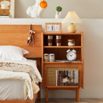 편백 라탄 가구 협탁 원목 시원한 여름 서랍장 북유럽 단단한 식 우 침대 옆 탁자 소파 : 스마트셀인스토어