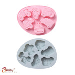 주먹밥실리콘몰드 탈것6종 랜덤1개 자동차 실리콘비행기 비행기 트랙터 운송수단 카페 : 이홈베이킹