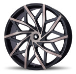 미국 메이햄 마지 빅 이지 372 매트블랙 페이스다크틴트 10홀 24인치 휠 : 타이어라운지