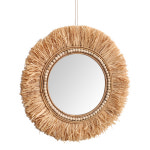 라탄 편백 공예 장식 동남아 메이크업 거울 인도네시아 수입 손으로 만든 레트로 홈스테이 : 스마트셀인스토어