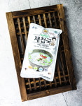 재첩국 제첩국 (500g)x5팩 국내산 하동 섬진강 자연산 재첩 국수 : 올곧음상회