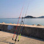 인터맥스 초원투 2단 서프 스탠드 로드거치대 원투받침대 : 레전드낚시마트