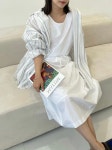 하늘하늘 박시 셔츠 : 러브바이민