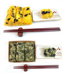 쑥콩설기 단호박 콩설기 3팩 (팩당 400g) 답례떡 개업떡 국산 재료만 사용 : 창대방앗간