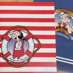 뽀빠이 올리브 레트로 노트 공책 연습장 : kuruna 쿠루나