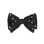 [오뜨르뒤몽드] 레이어드 리본 진주 헤어핀 (블랙) layered ribbon pearl hairpin (black) : 오뜨르 뒤 몽드