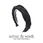 [오뜨르뒤몽드] 브레이드 헤어밴드 (블랙) braid hairband (black) : 오뜨르 뒤 몽드