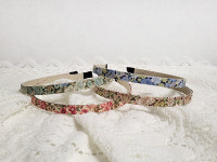 (4patterns, 9color) 러블리 플라워 데일리 헤어밴드 : 델리키아.Deliciae