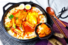 꿍스 떡볶이 골드 2인분 패키지 720g 학교 앞 옛날 고급 어육살 떡볶이 밀키트 : 꿍스상회