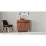 세련된 스틸다리 거실 주방용 우드 수납장 800(2색) 보조 가구 그릇장 정리 : 자르파라