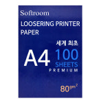 A4 루즈링 루즈리프 링바인더 전용 프린터용지 100매 : 팬시샵