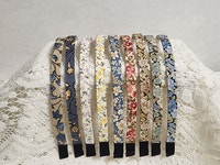 (4patterns, 9color) 러블리 플라워 데일리 헤어밴드 : 델리키아.Deliciae