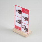 포토인생 네컷액자 투명 아크릴액자 2x6 사이즈 프레임 스탠드 사진 4컷 미니 커플 보관 : 선물플러스