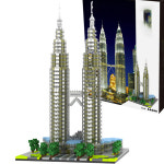 나노블럭 대형 미니 건축물 페트로나스 트윈타워 : 토이플라이