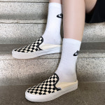 반스 뮬 올드스쿨 어센틱 슬립온 체커보드 체크 슬리퍼 블로퍼 운동화 : 슈커밍