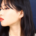 14K골드 페어커트 원터치링귀걸이 H1216 : 쥬얼리팜므파탈